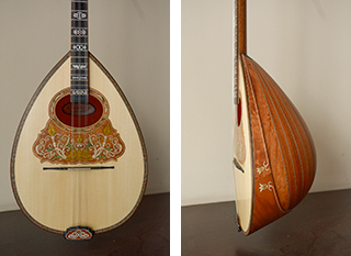 Τρίχορδο μπουζούκι από ευκάλυπτο