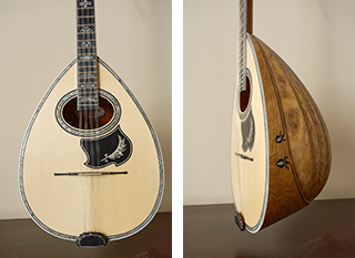 Τετράχορδο μπουζούκι από δρυ